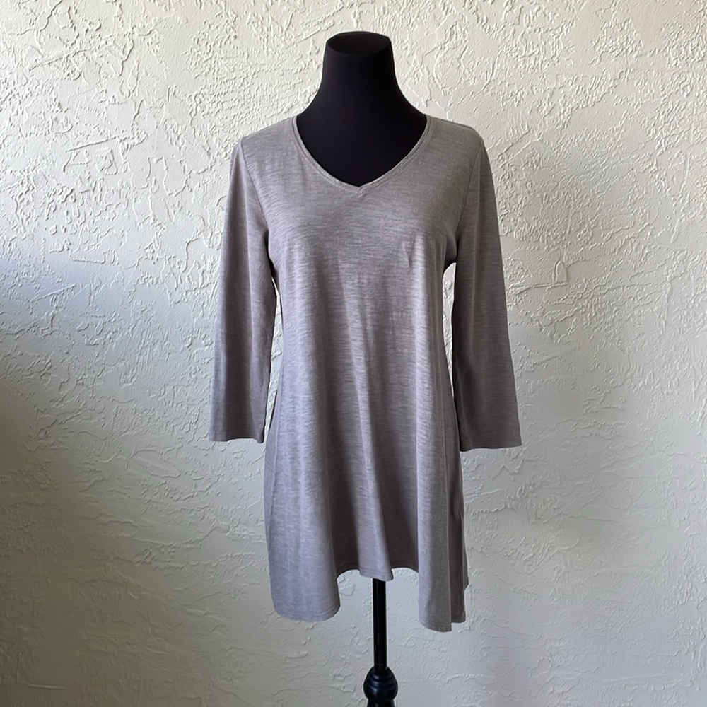 Eileen Fisher Linen Tunic Top Size Small NEW!